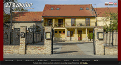 Desktop Screenshot of elcaminohotel.sk