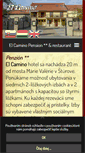 Mobile Screenshot of elcaminohotel.sk